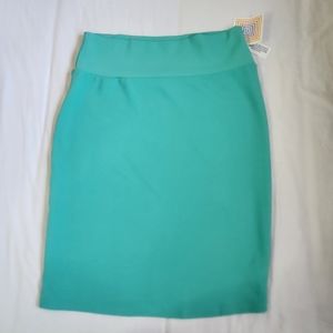 LuLaRoe nwt Cassie skirt straight pencil solid mint green L